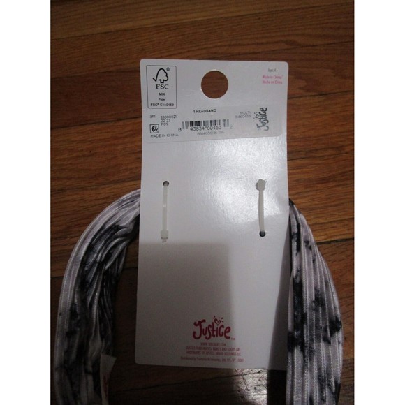 NWT Justice Girls' Tie Dye Twist Headband New with tags One size, For all ages - Picture 4 of 4